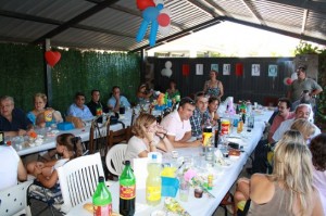 Peaso banquete en el bautizo de Ricardo