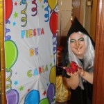 La bruja mala nos recibió en el cumple
