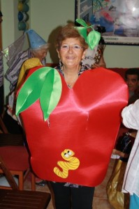 Hasta la manzana quiso estar en la fiesta