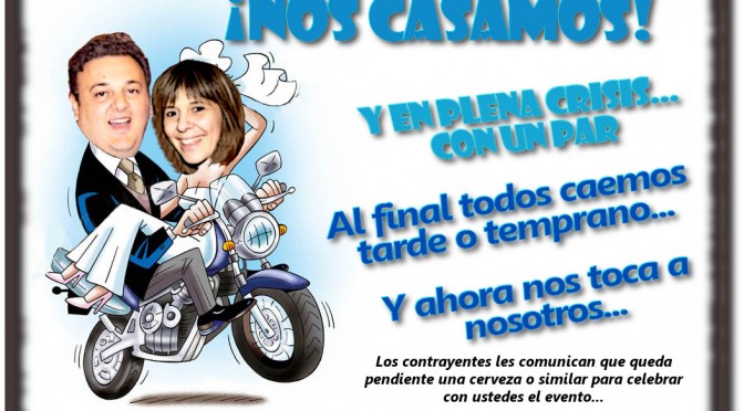 Al final todo llega... incluso nuestra boda
